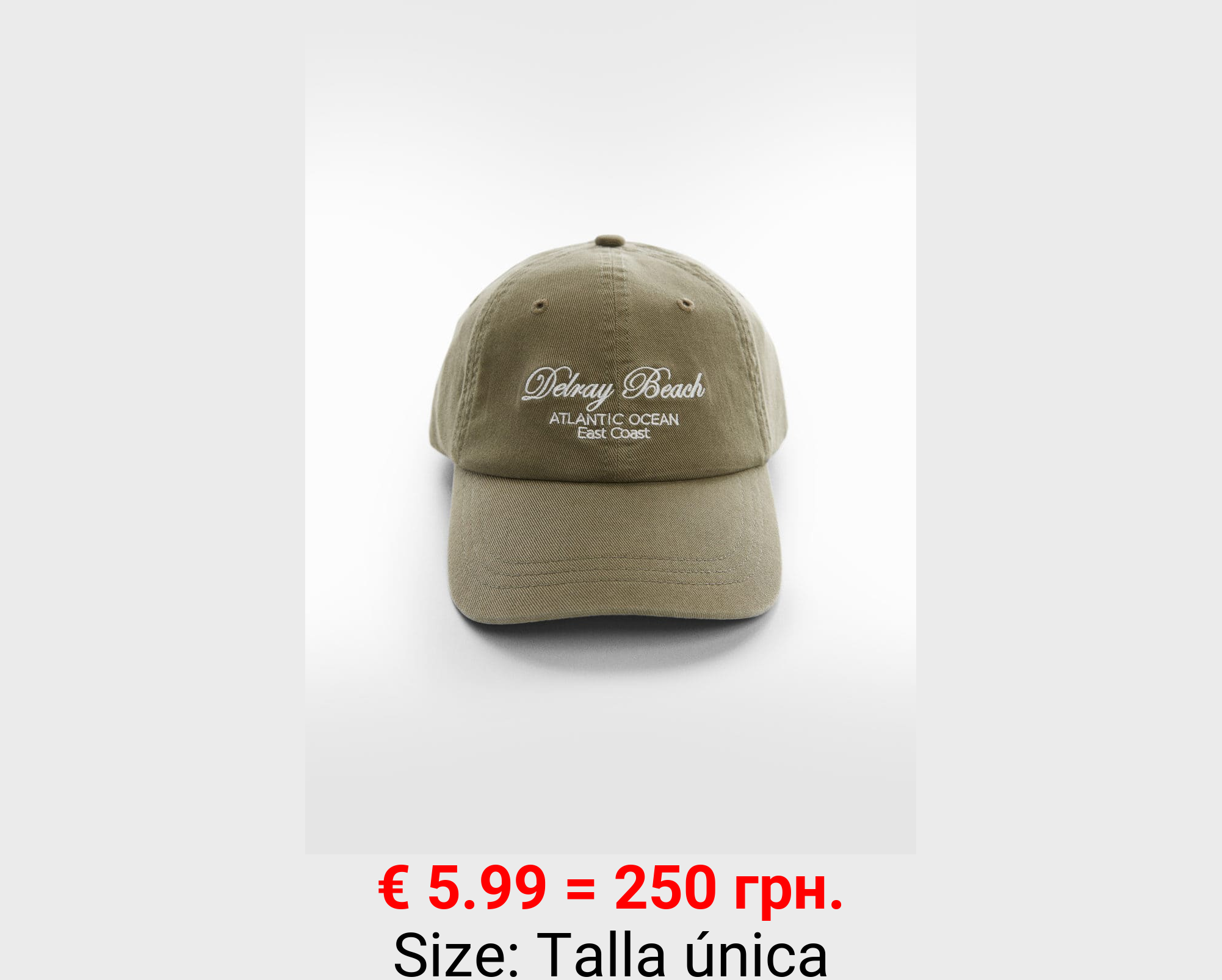 Gorra algodón orgánico