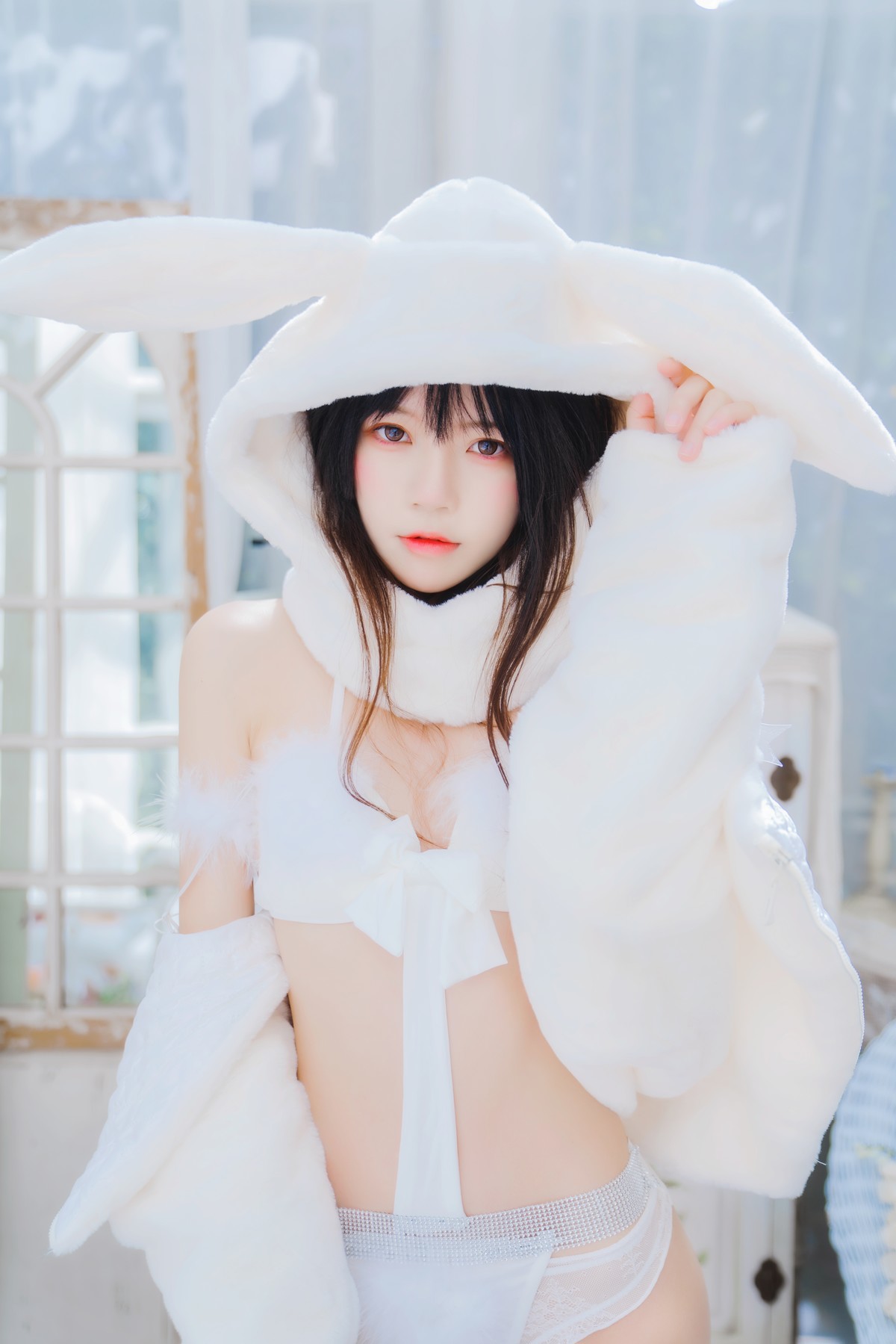 Cosplay 桜桃喵 小白兔 Set.01 42