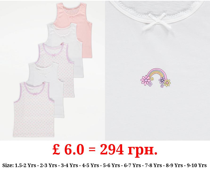 Unicorn Rainbow Vests 5 Pack
