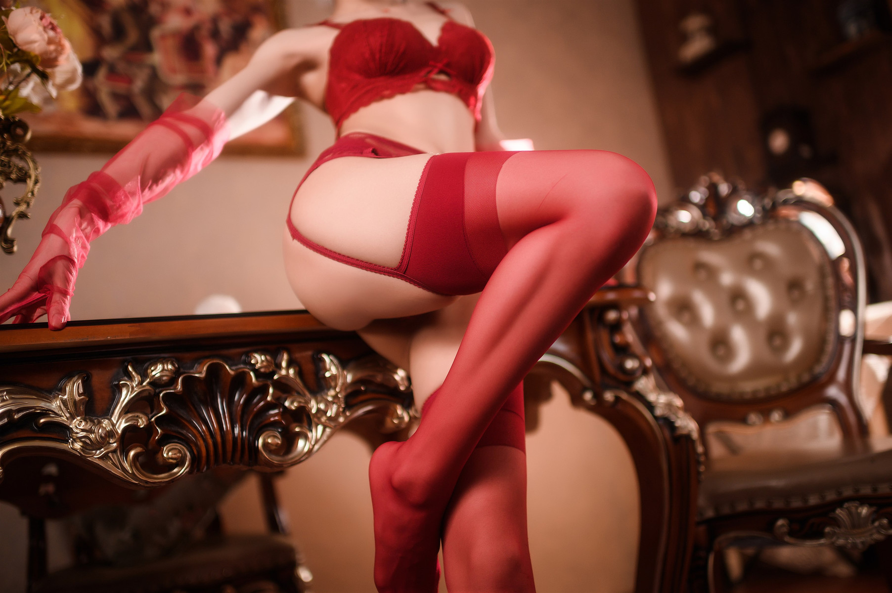 Cosplay 阿包也是兔娘 My Rose 43