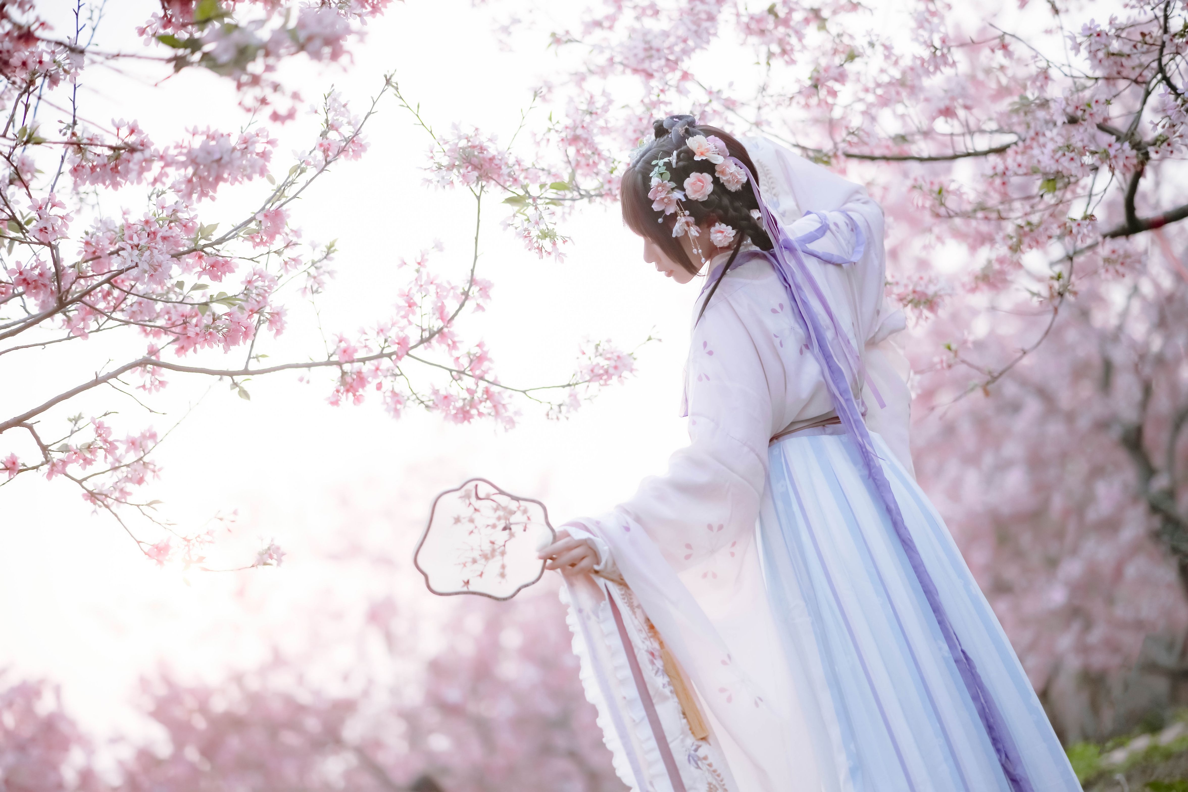 喵子Nyako - 樱花汉服 花神祈愿 [52P-219MB] 48