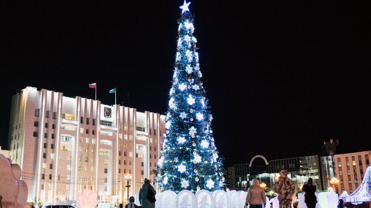 12 новогодних городков обустроят в Хабаровске
