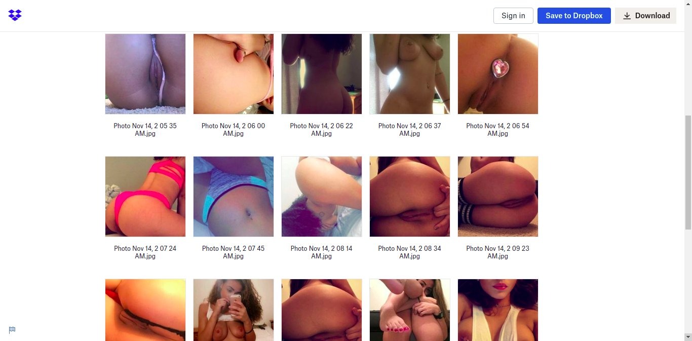 Amateur nudes dropbox