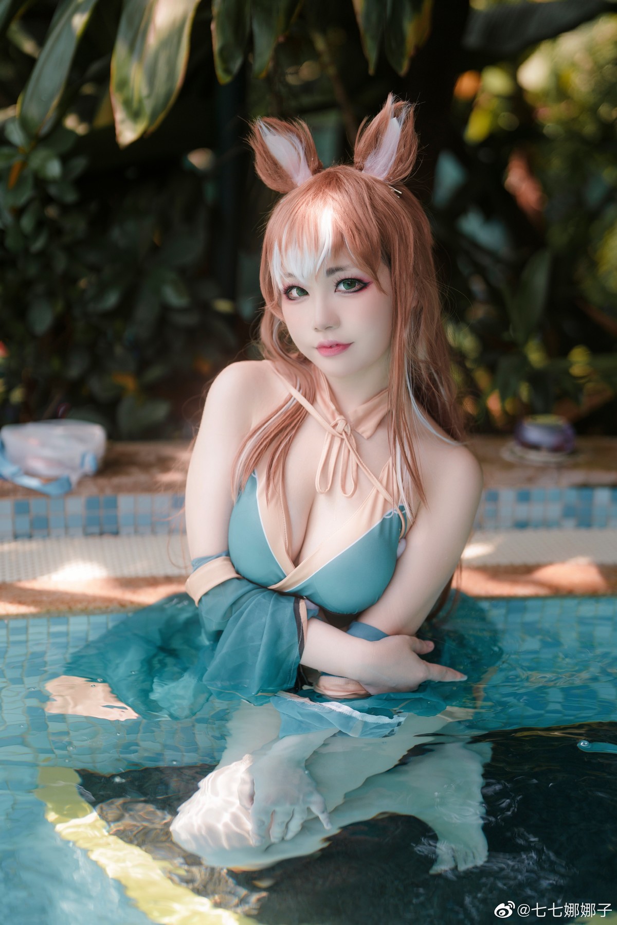 七七娜娜子 Cosplay 希娜吧 ​​​Swimsuit Ver 15