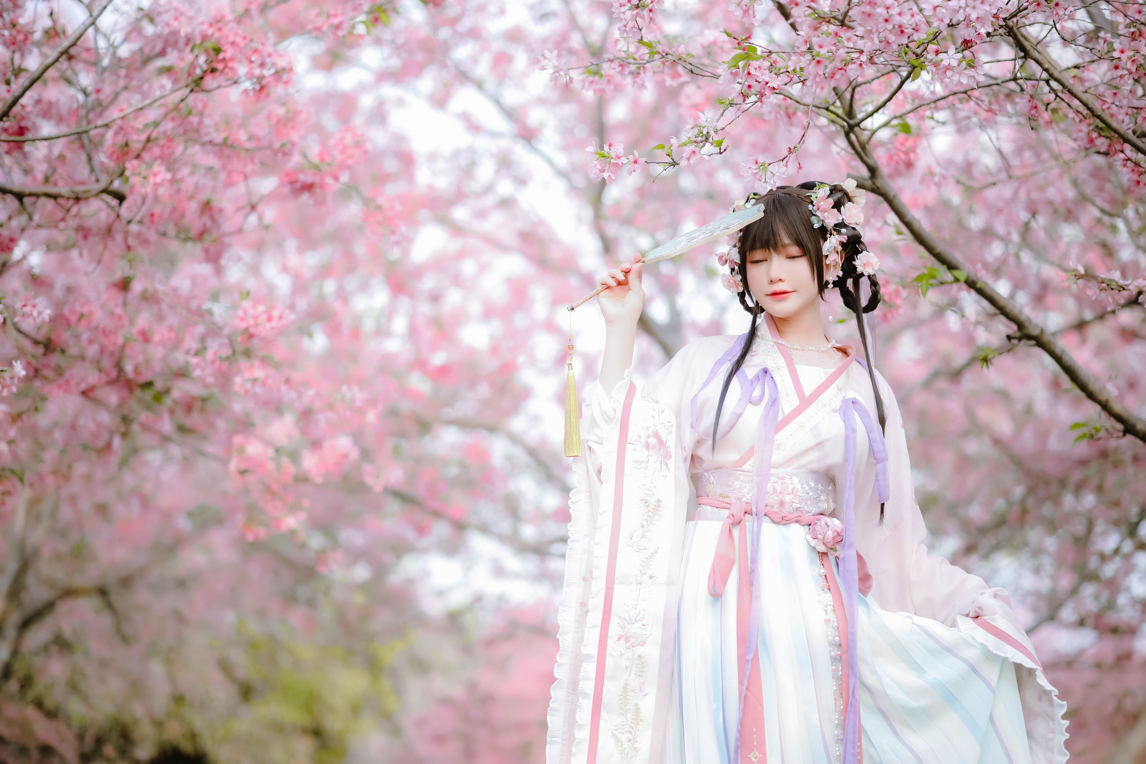 喵子Nyako - 樱花汉服 花神祈愿 [52P-219MB] 28