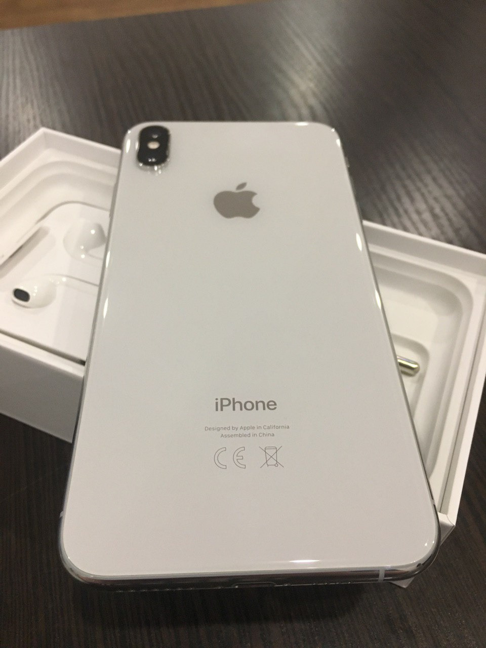 Xs max silver фото