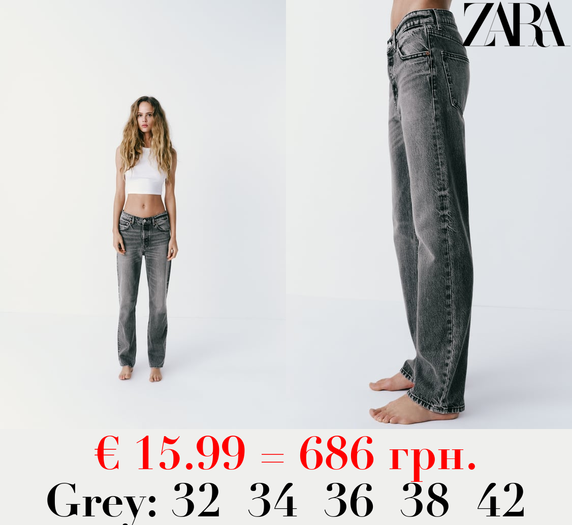 TRF BOYFRIEND LOW-RISE JEANS