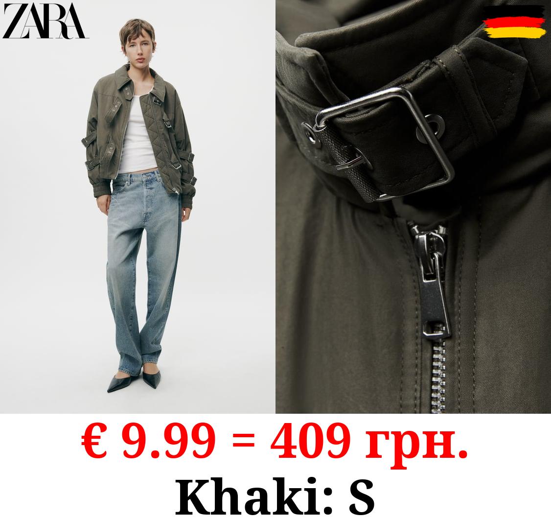 ZW COLLECTION BOMBER JACKET WITH TABS