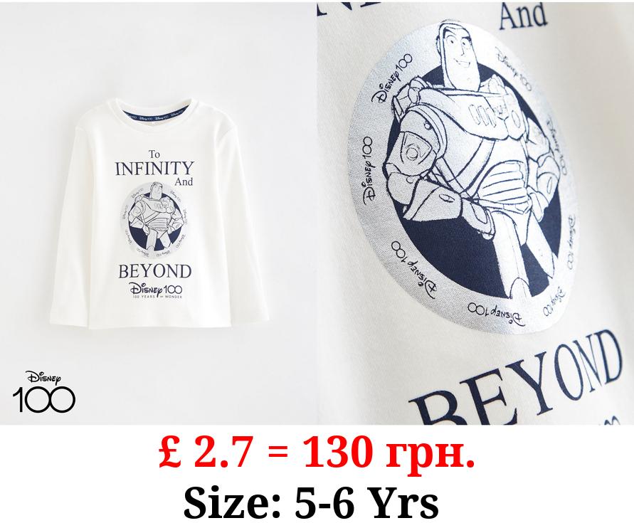 Disney 100 Buzz Lightyear Foil Long Sleeve Top