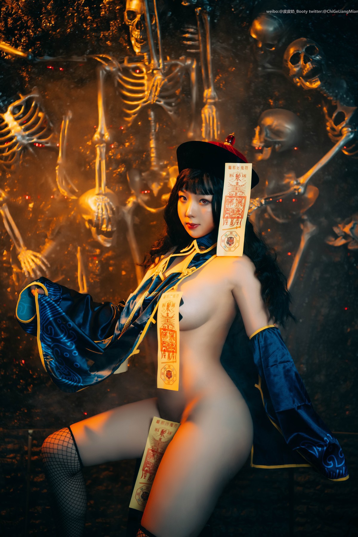 Cosplay 皮皮奶可可爱了啦 僵尸少女 40