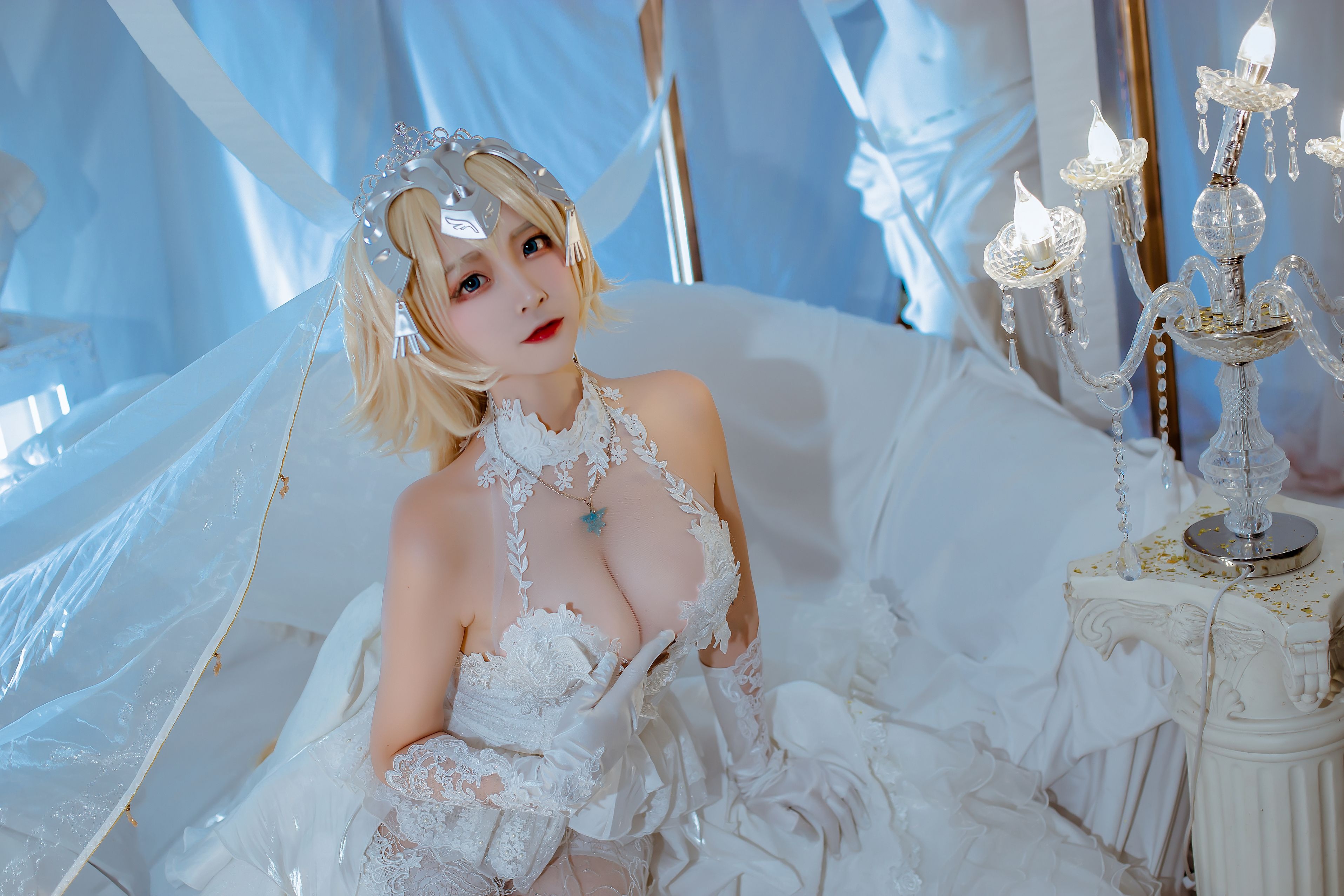二佐Nisa - fate贞德花嫁[12P-200MB] 11