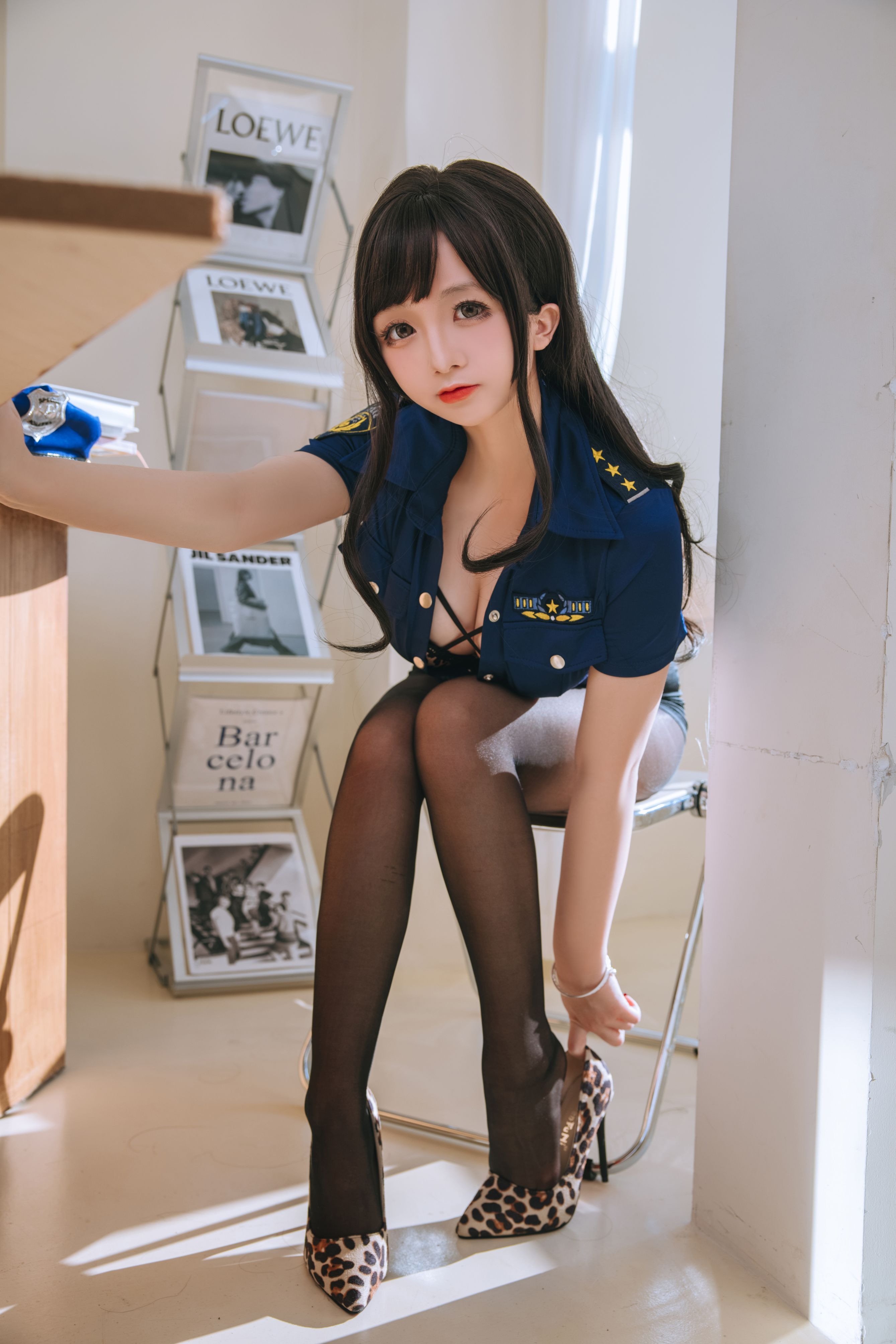 日奈娇 - 豹纹女警 [111P-1.38GB] 28