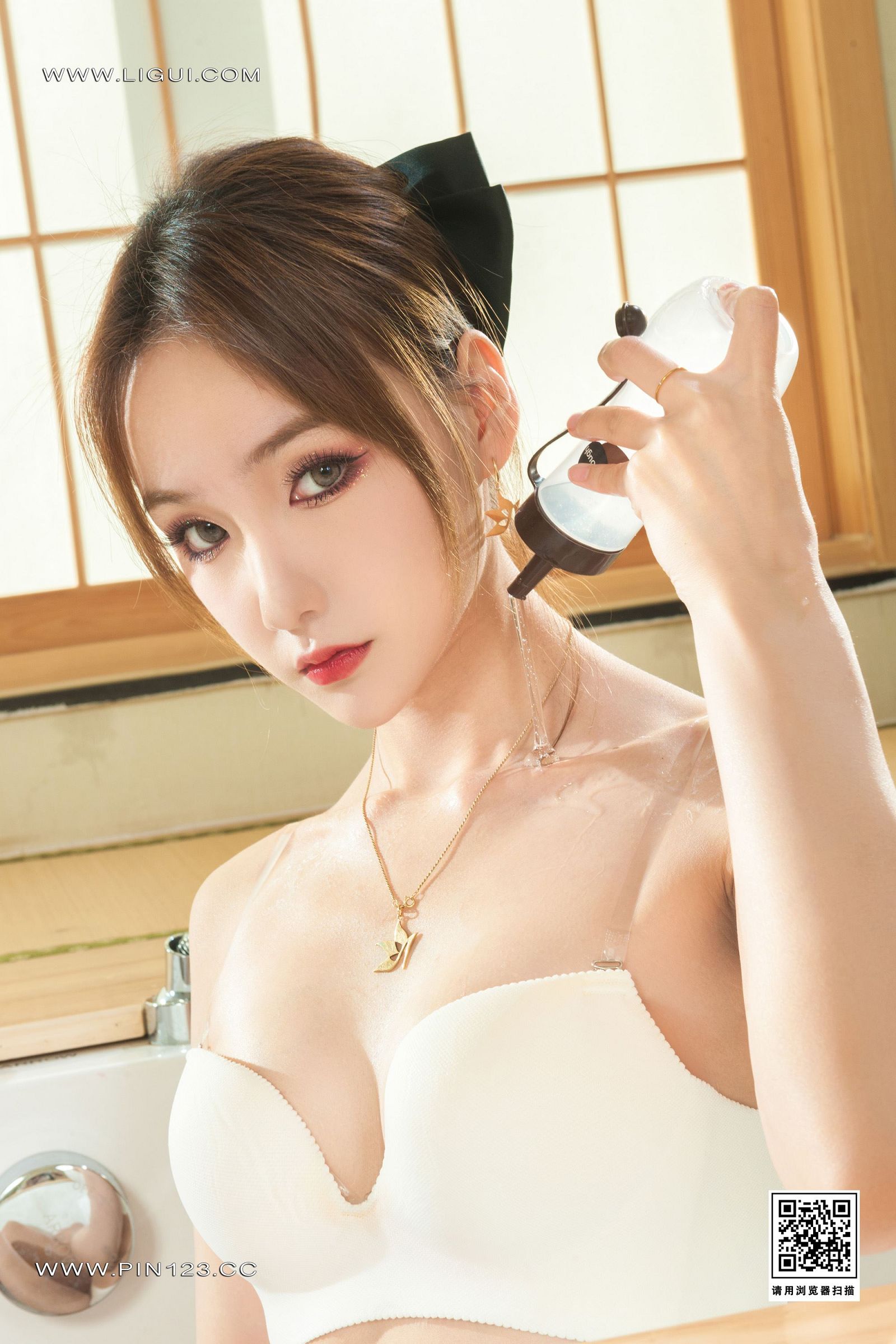 图片[33]-[Ligui丽柜]2023.06.19 《丝滑美浴》心心-六色网