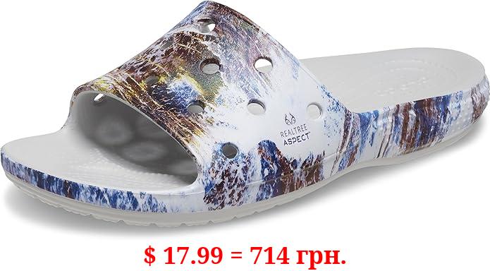 Crocs Unisex-Adult Classic Spray Camo Slide Sandal