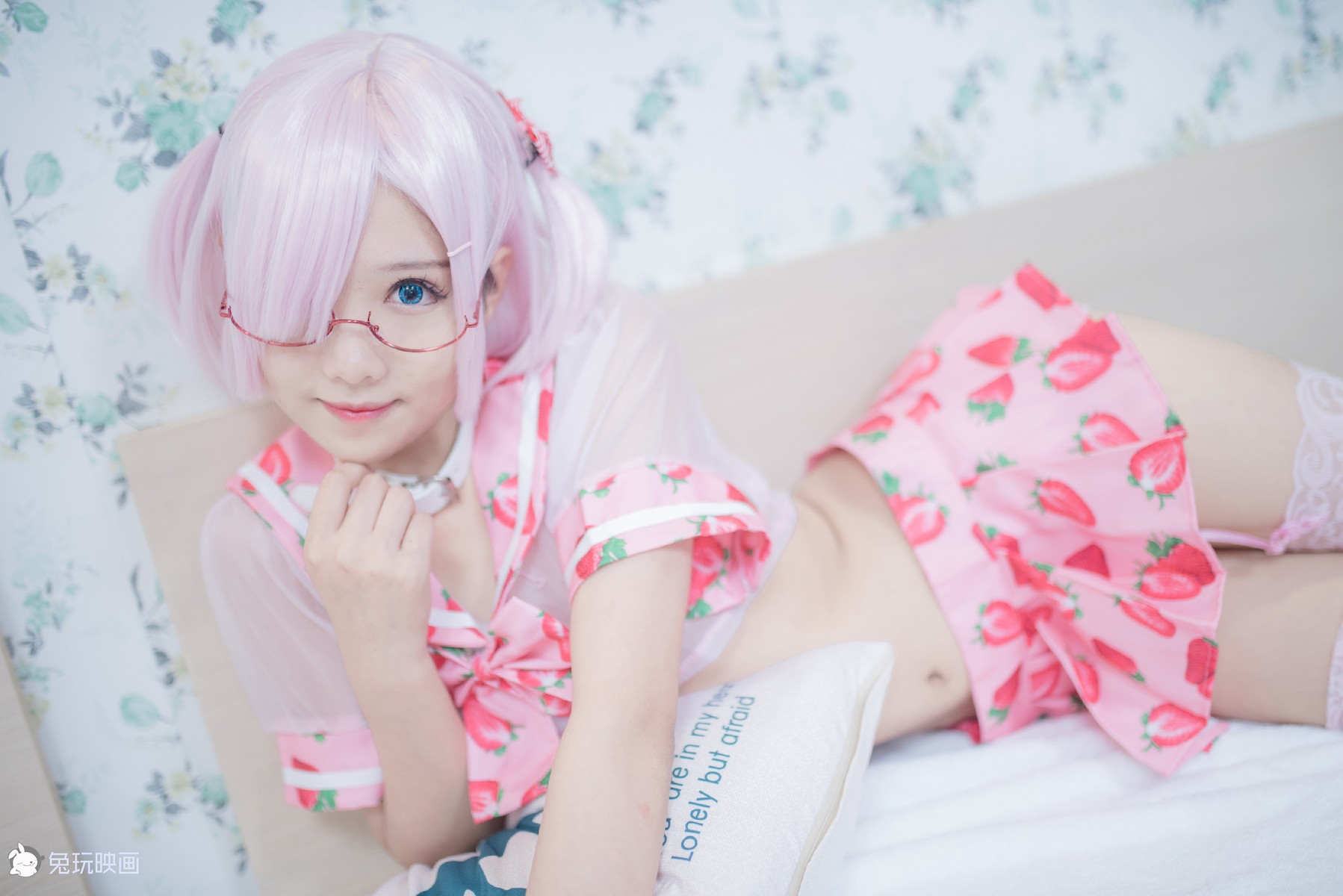 Cosplay 兔玩映画 草莓裙 22