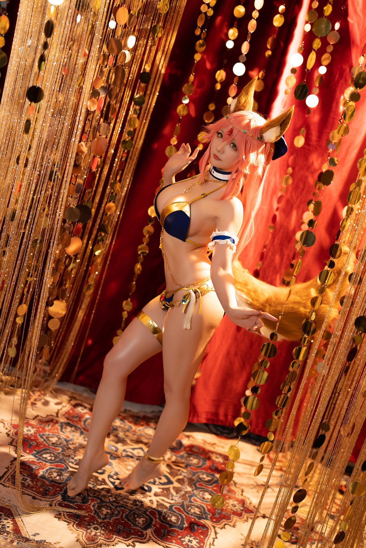 星之迟迟 Cosplay 玉藻前舞娘 14