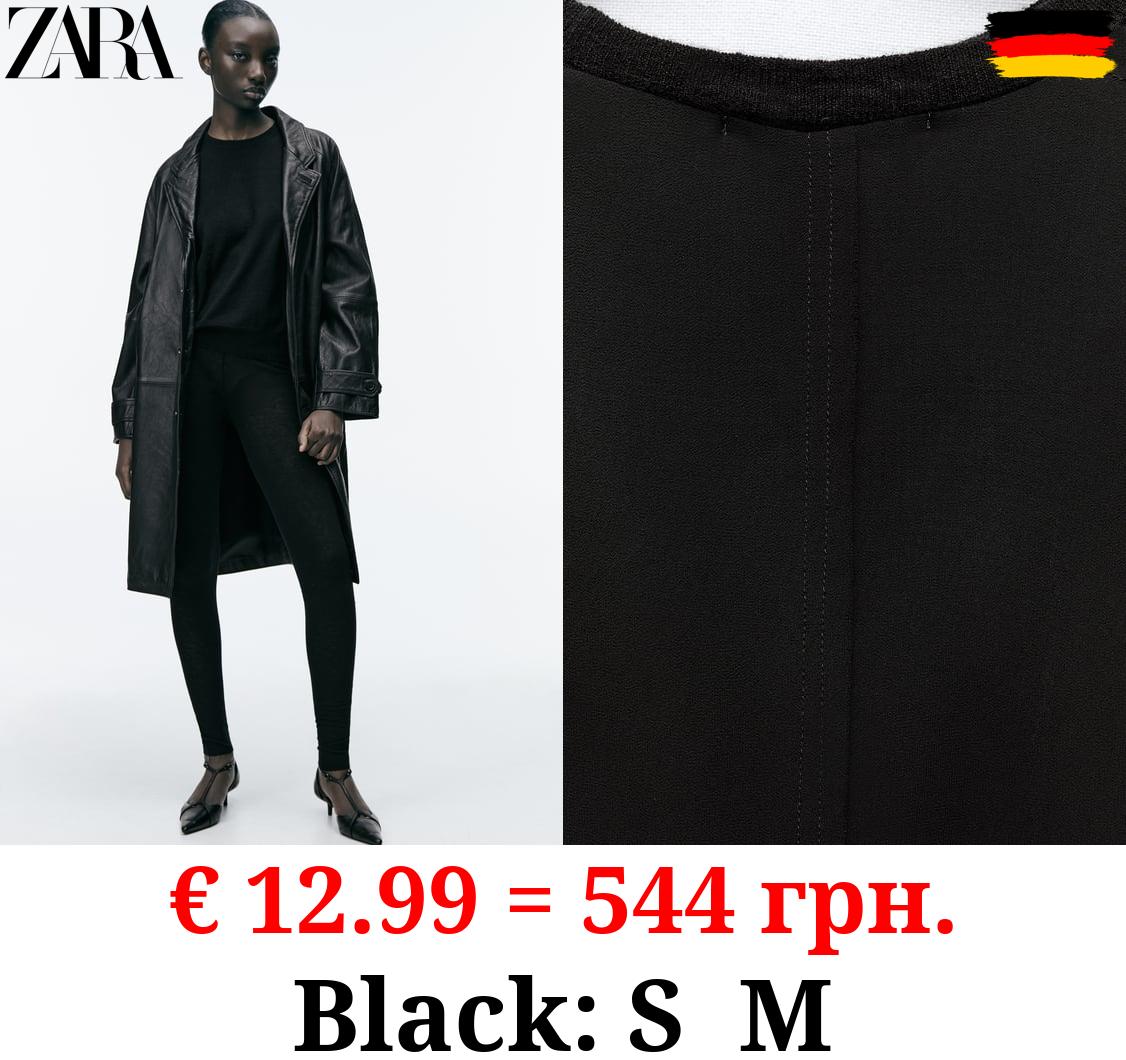 ALPACA BLEND AND FELT TEXTURE CONTRAST KNIT SWEATER