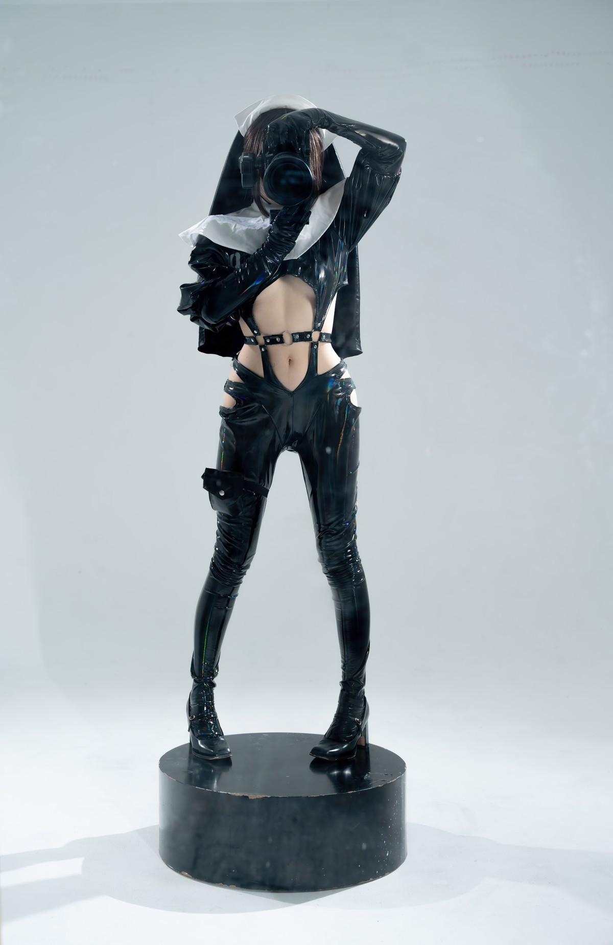 Cosplay 花铃 漆皮修女 18