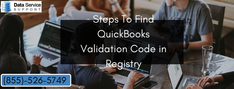 Quickbooks validation code in registry free