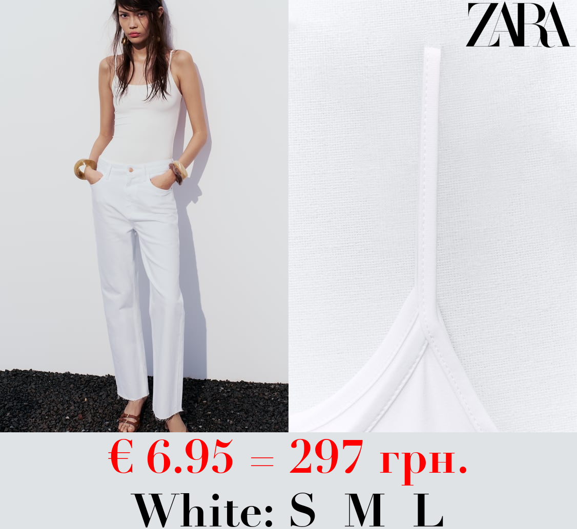 POLYAMIDE TOP WITH THIN STRAPS