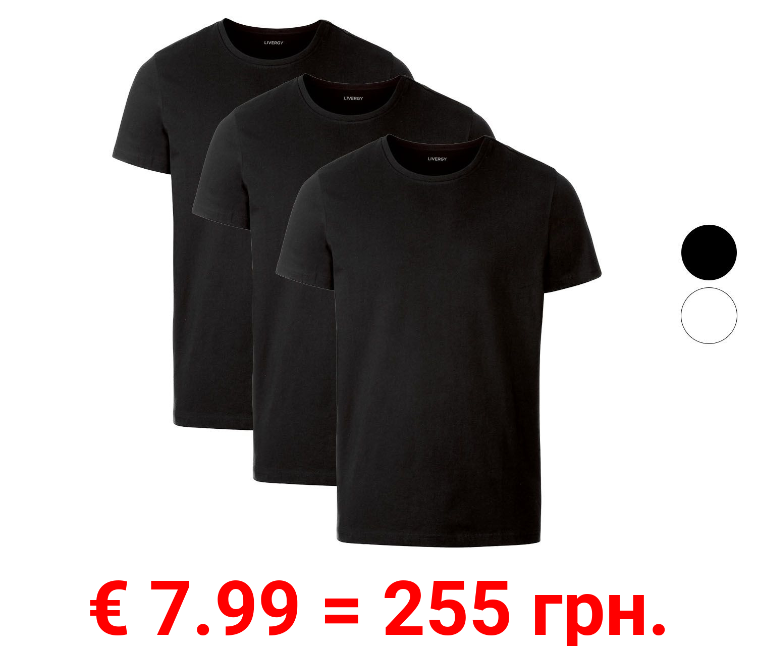 LIVERGY® 3 Herren T-Shirts