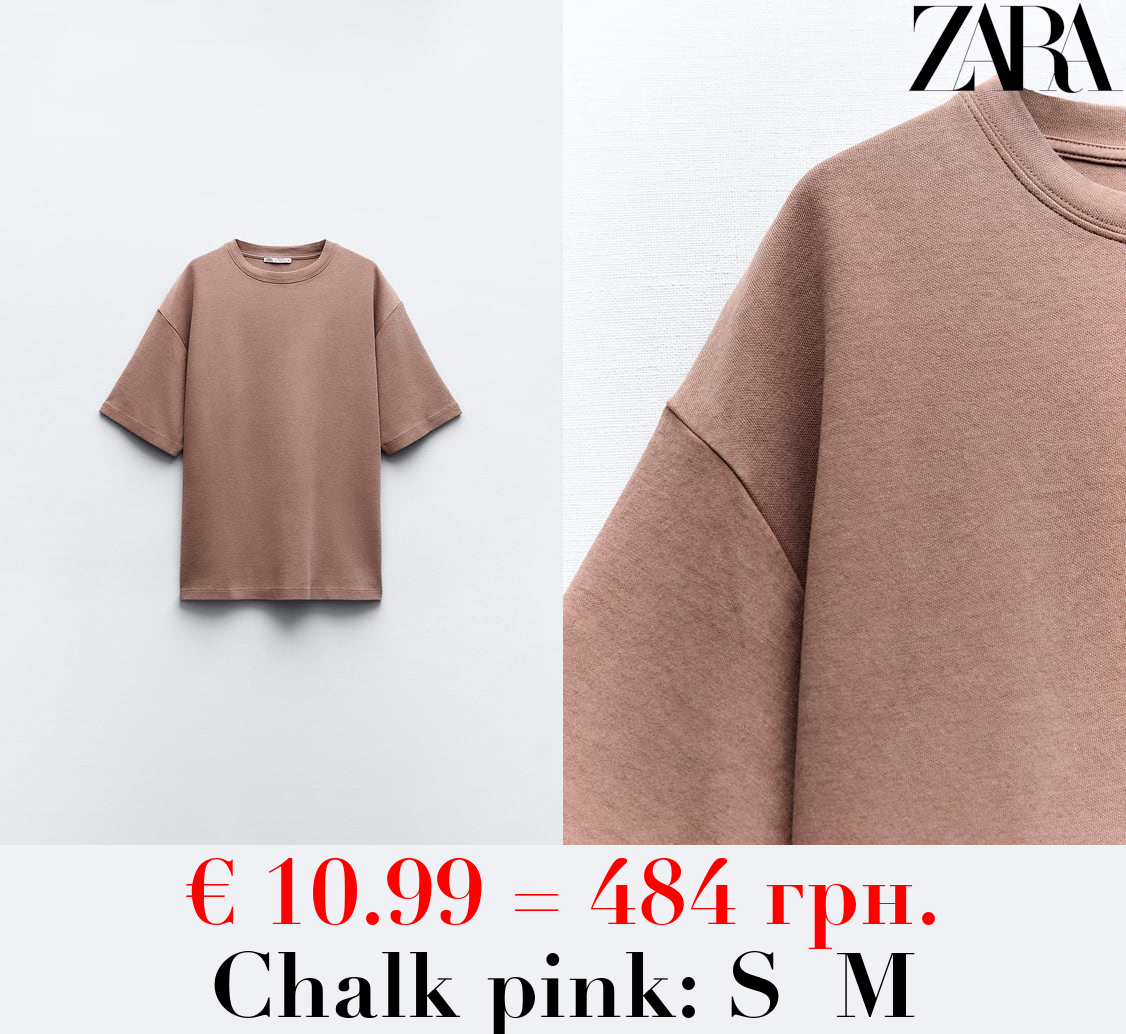 WASHED INTERLOCK T-SHIRT