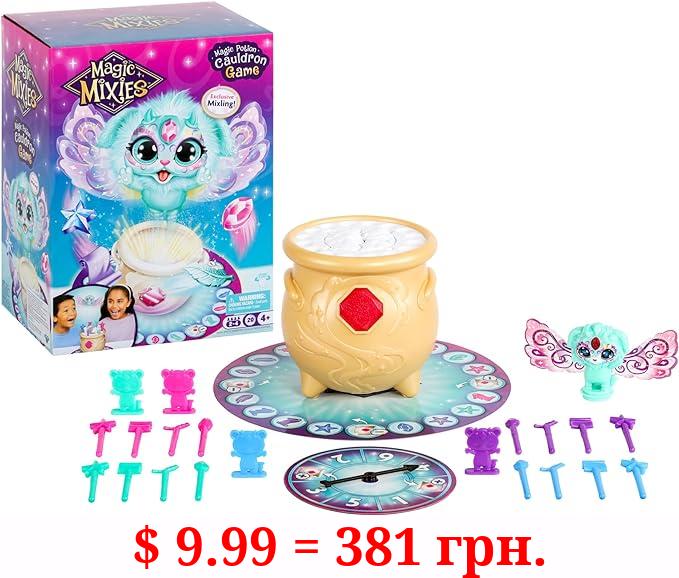 Magic Mixies Magic Potion Cauldron Game. Place The Magic Ingredients Into The Cauldron and Make The Exclusive Mixling Leap Up and Out to Win