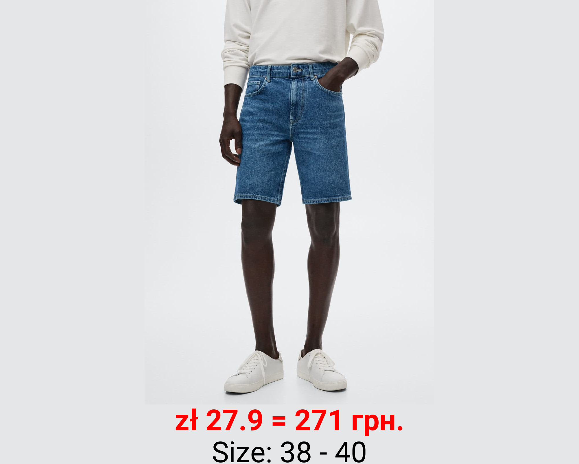 Bermudas vaqueras regular fit