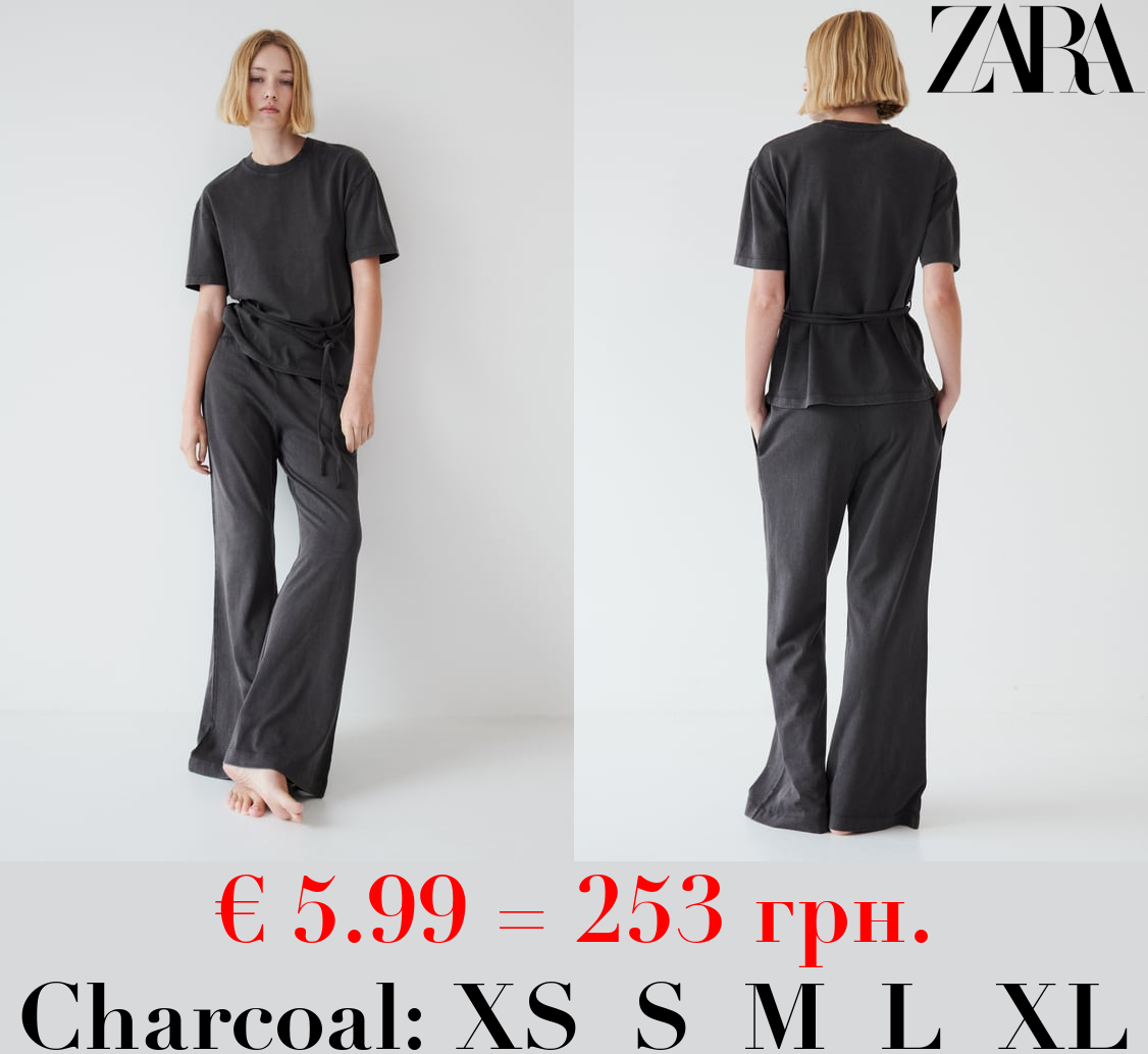 FADED BELTED T-SHIRT