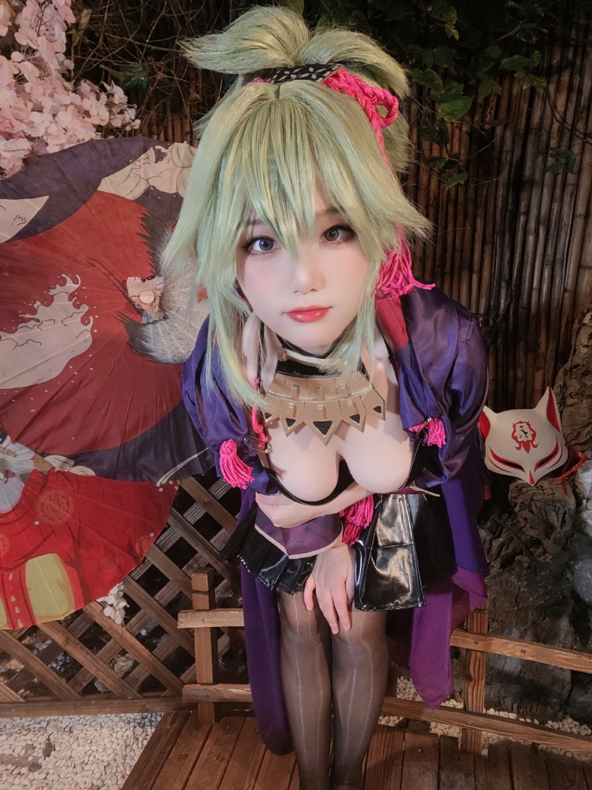 Cosplay 七七娜娜子 久岐忍同人 36