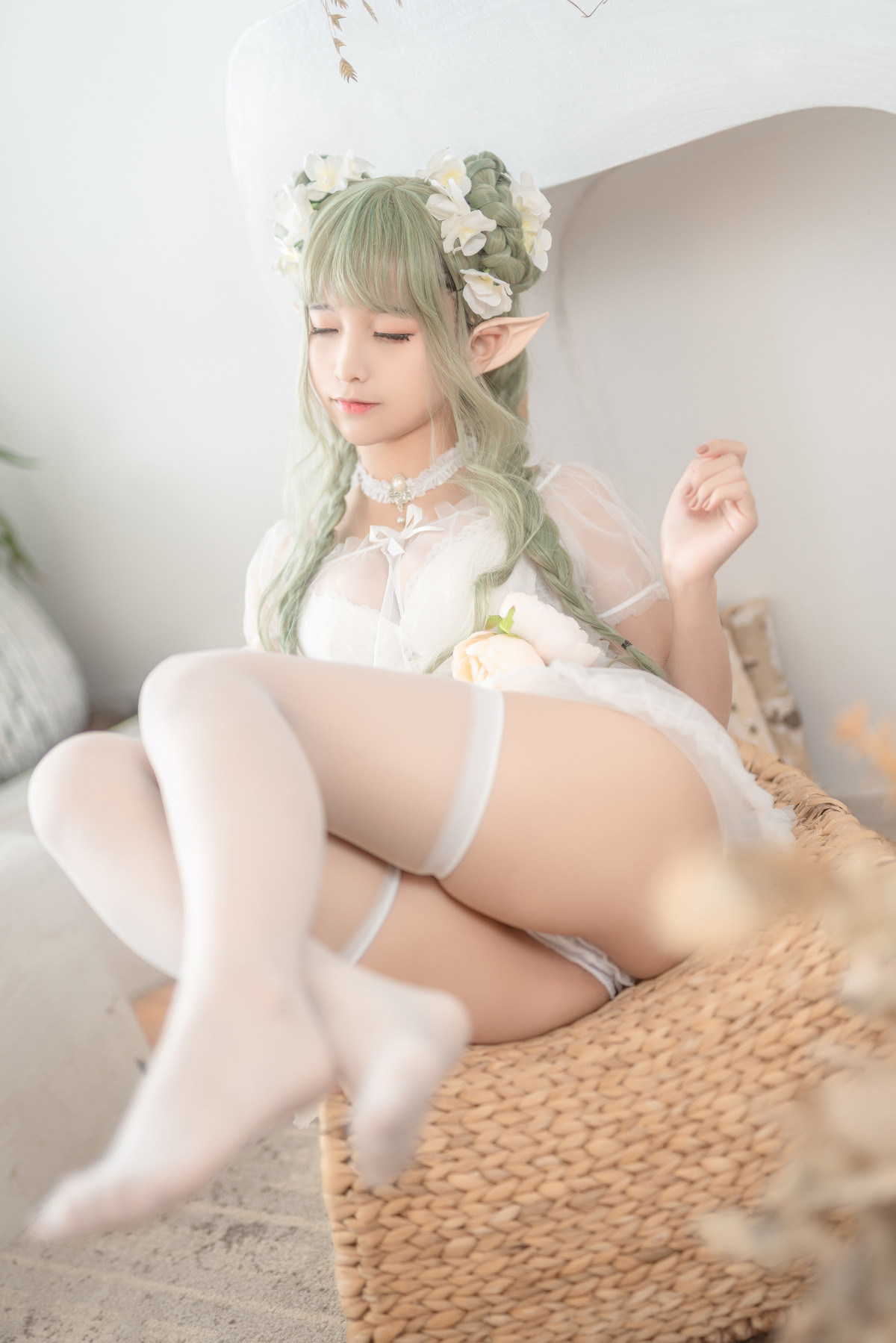 Cosplay 蠢沫沫Chunmomo 《尖耳国度》绿精灵 9