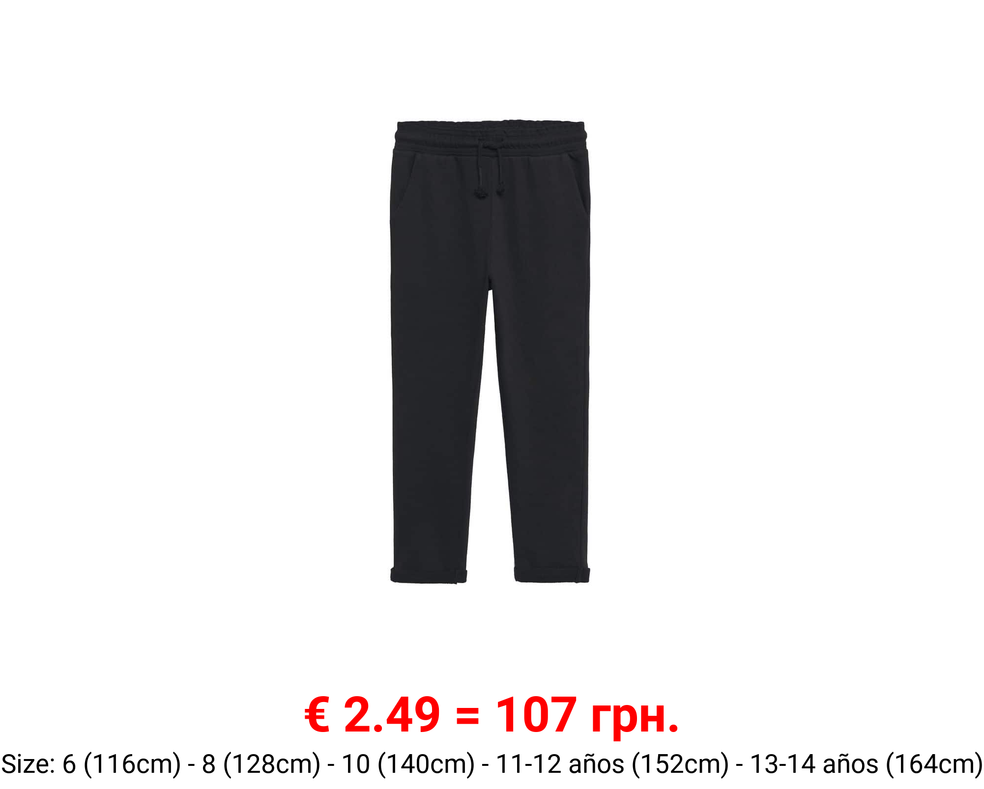 Pantalón jogger algodón