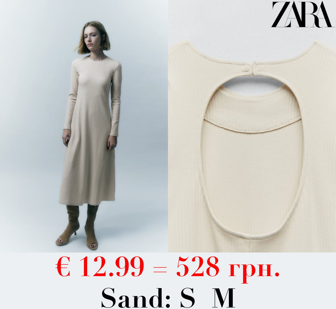 DRESS WITH BACK VENT