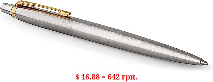 Parker 1953182 Jotter Colors Pen, Steel and Gold, Ball Point