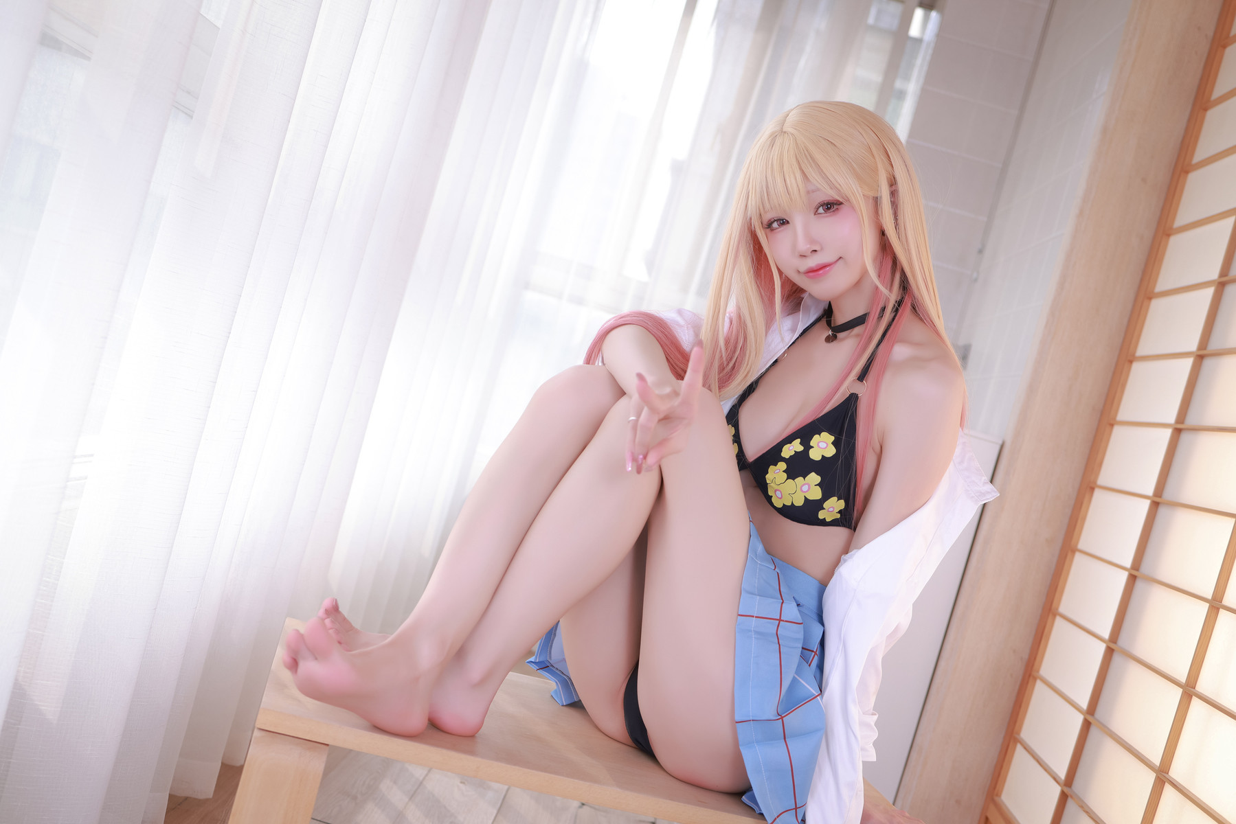 水淼aqua Cosplay Vol.117 Marin Kitagawa 喜多川海夢 33