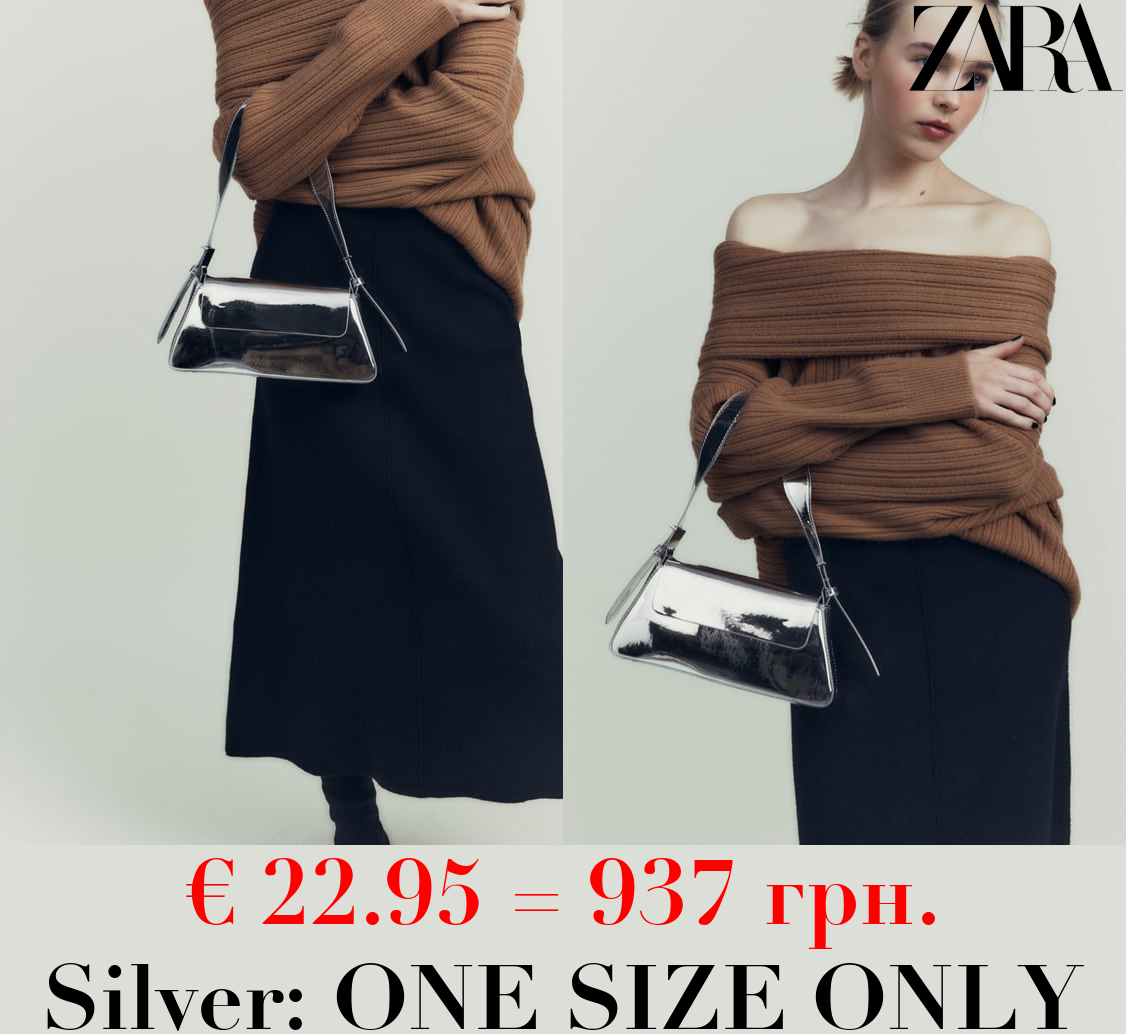 MINIMALIST SHOULDER BAG WITH FLAP