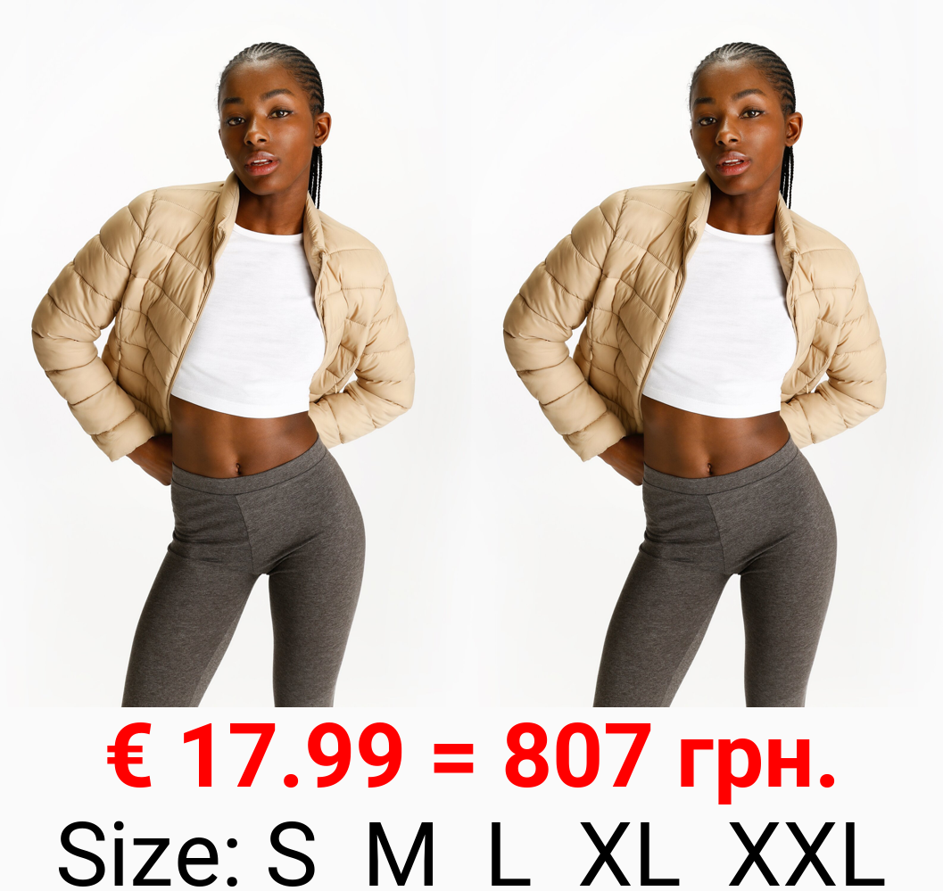 Basic lightweight puffer jacket