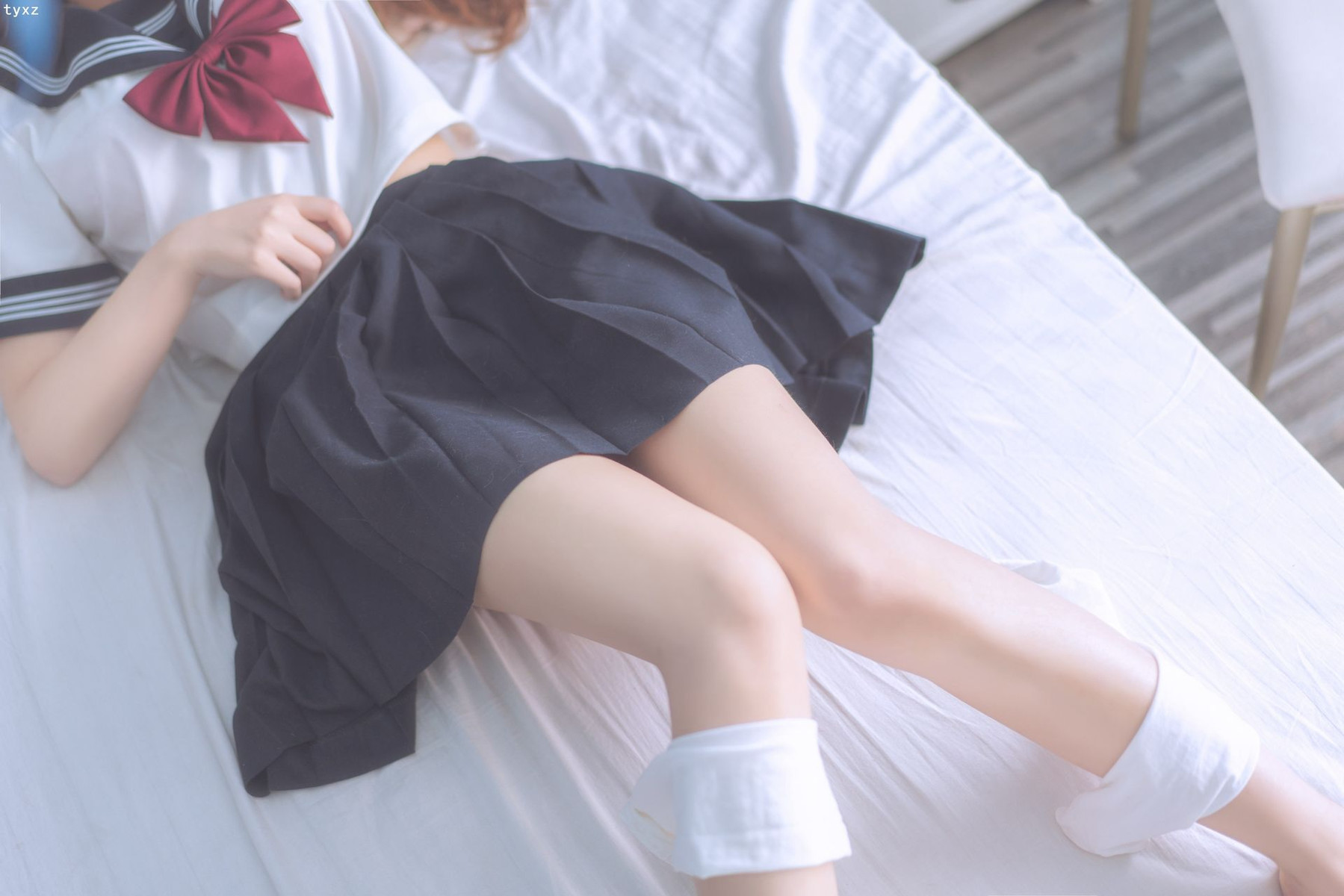 Cosplay 一隻雲燒 JK少女 15