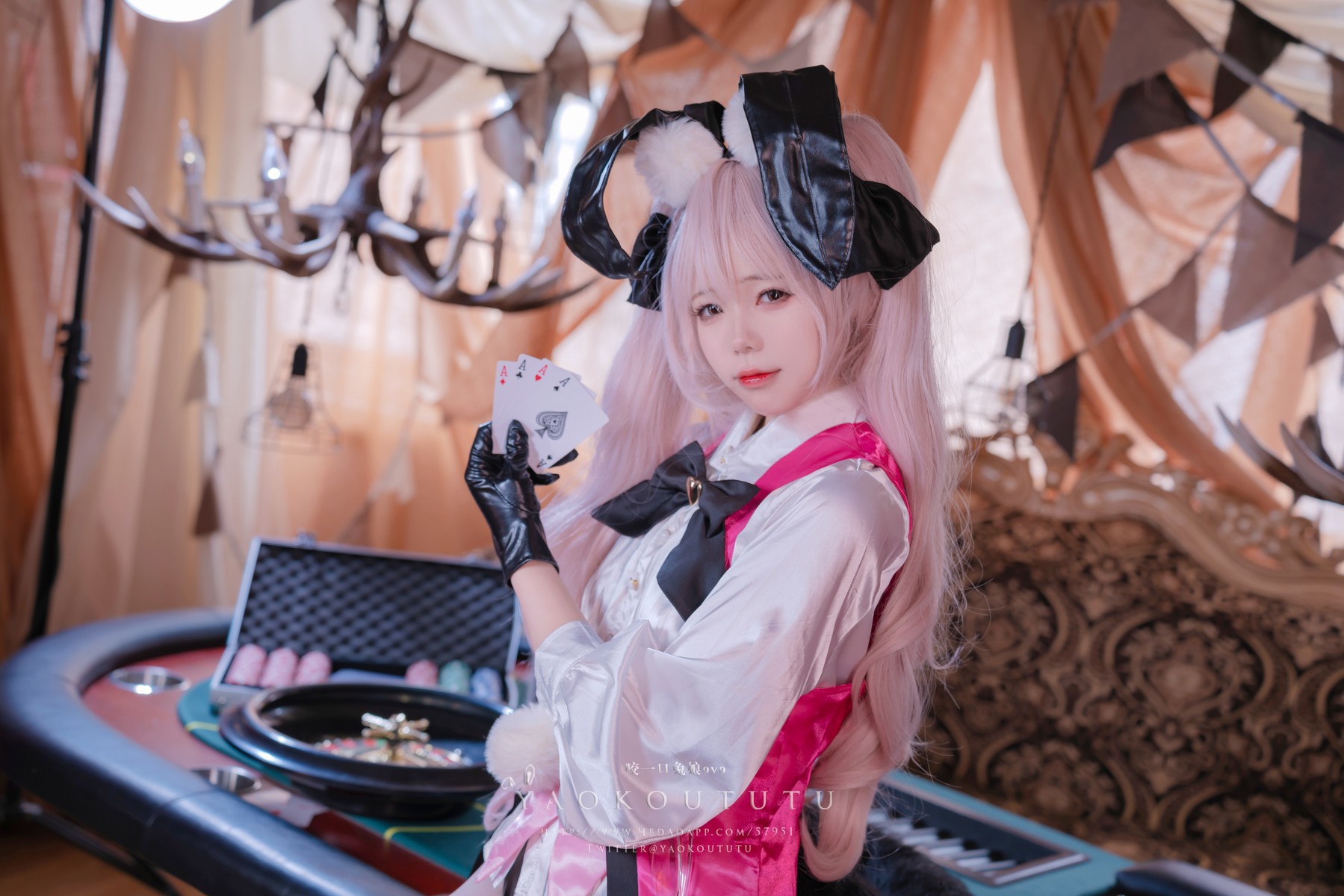 Cosplay 黏黏团子兔 六月订阅『高扬斯卡娅兔女郎』小剧场 4