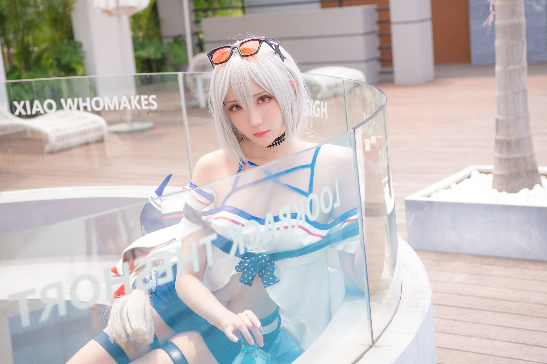 Cosplay 瓜希酱 斯卡蒂 20