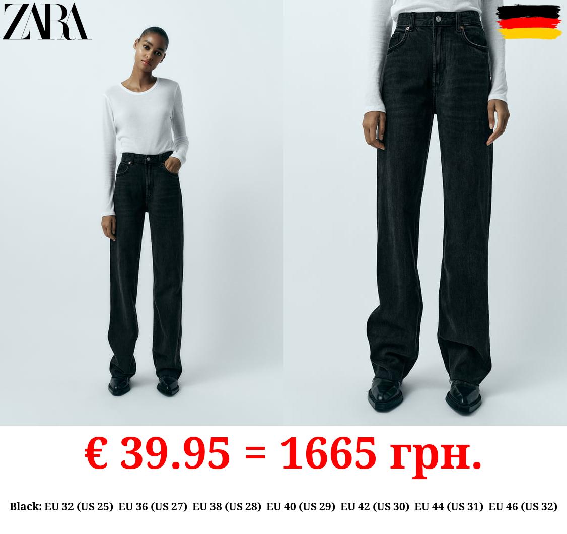 TRF HIGH-RISE WIDE-LEG JEANS