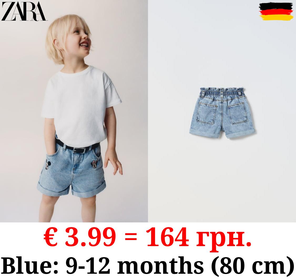 MICKEY & MINNIE MOUSE © DISNEY DENIM BERMUDA SHORTS