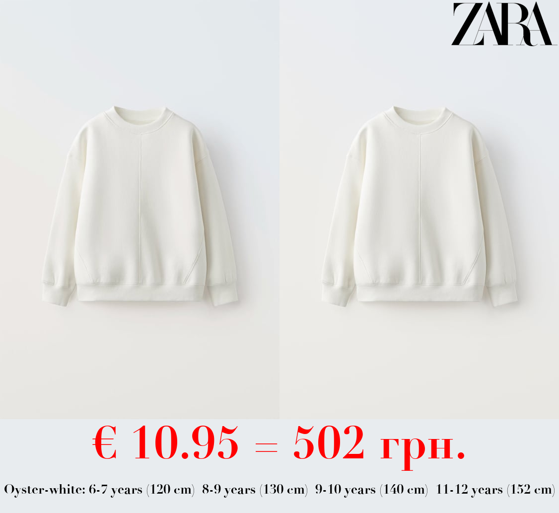 BASIC PLUSH SWEATSHIRT