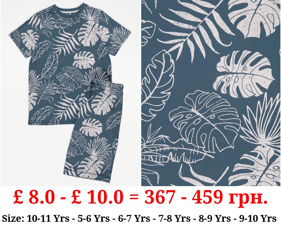 Palm Print Short Pyjamas