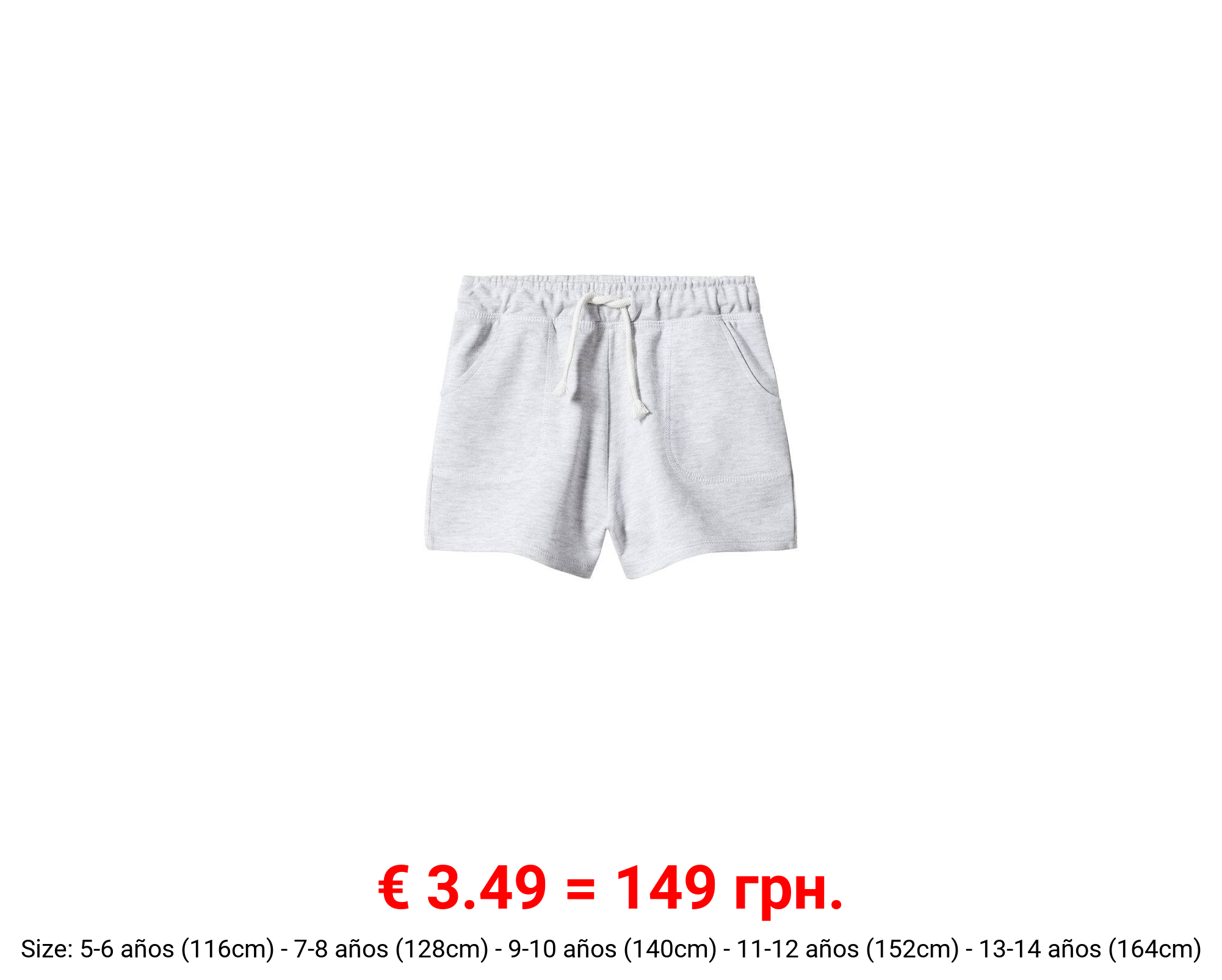 Short jogger algodón