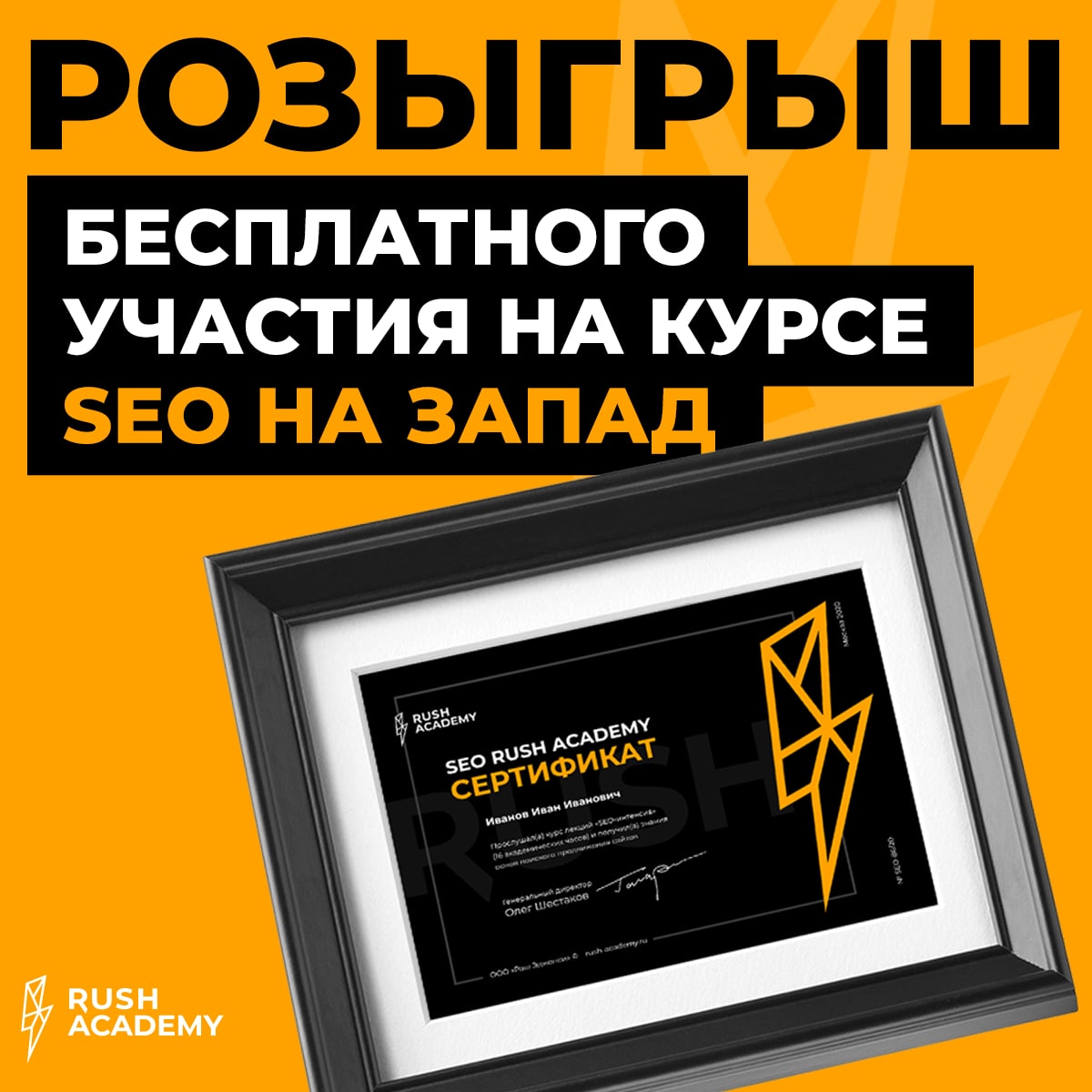 Rush academy курсы. Сертификат Rush Academy SEO на Запад. Rush Academy SEO на Запад курс торрент.