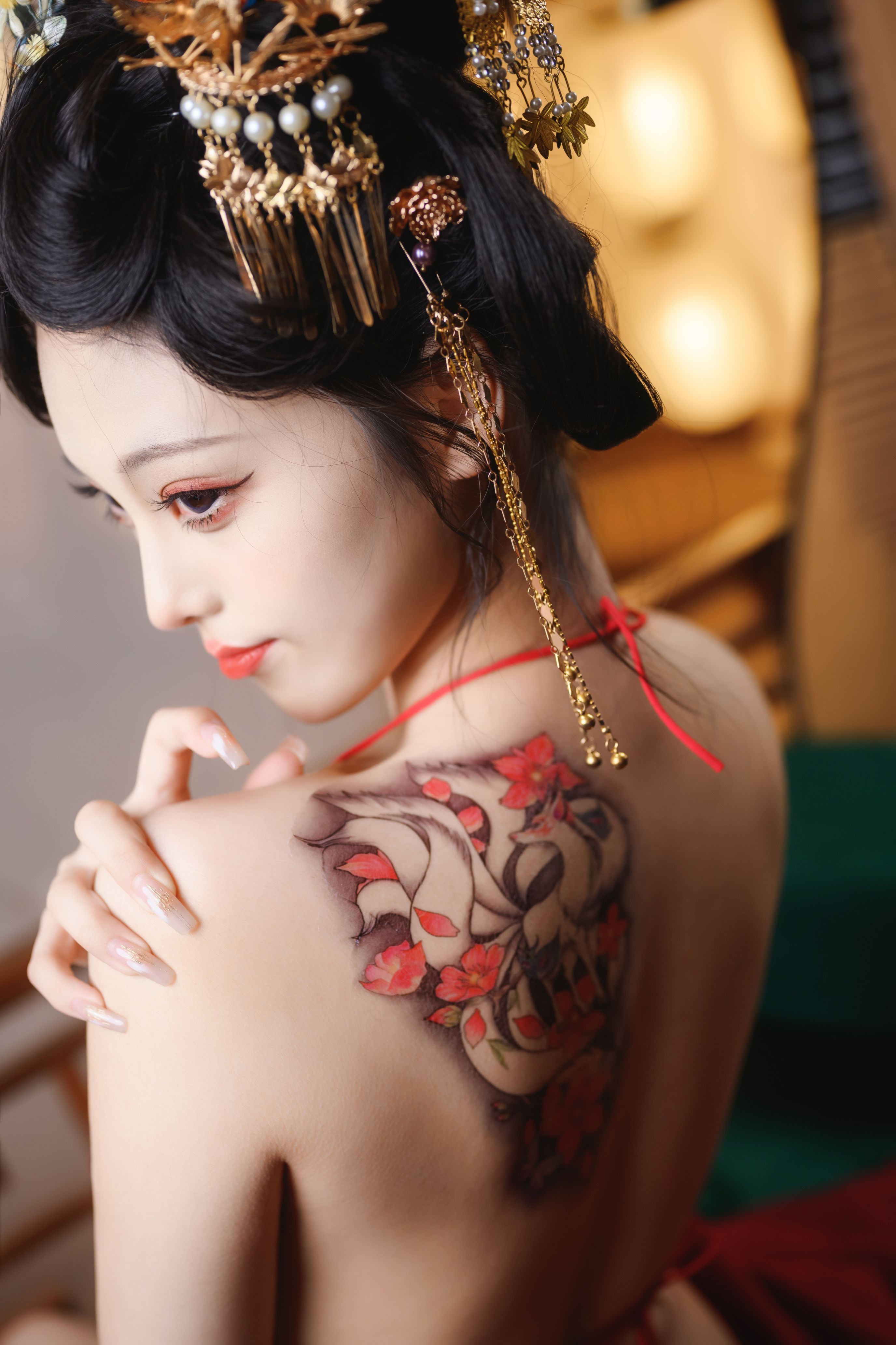 蜜汁猫裘 唐宫夜宴[61P+1V] 11