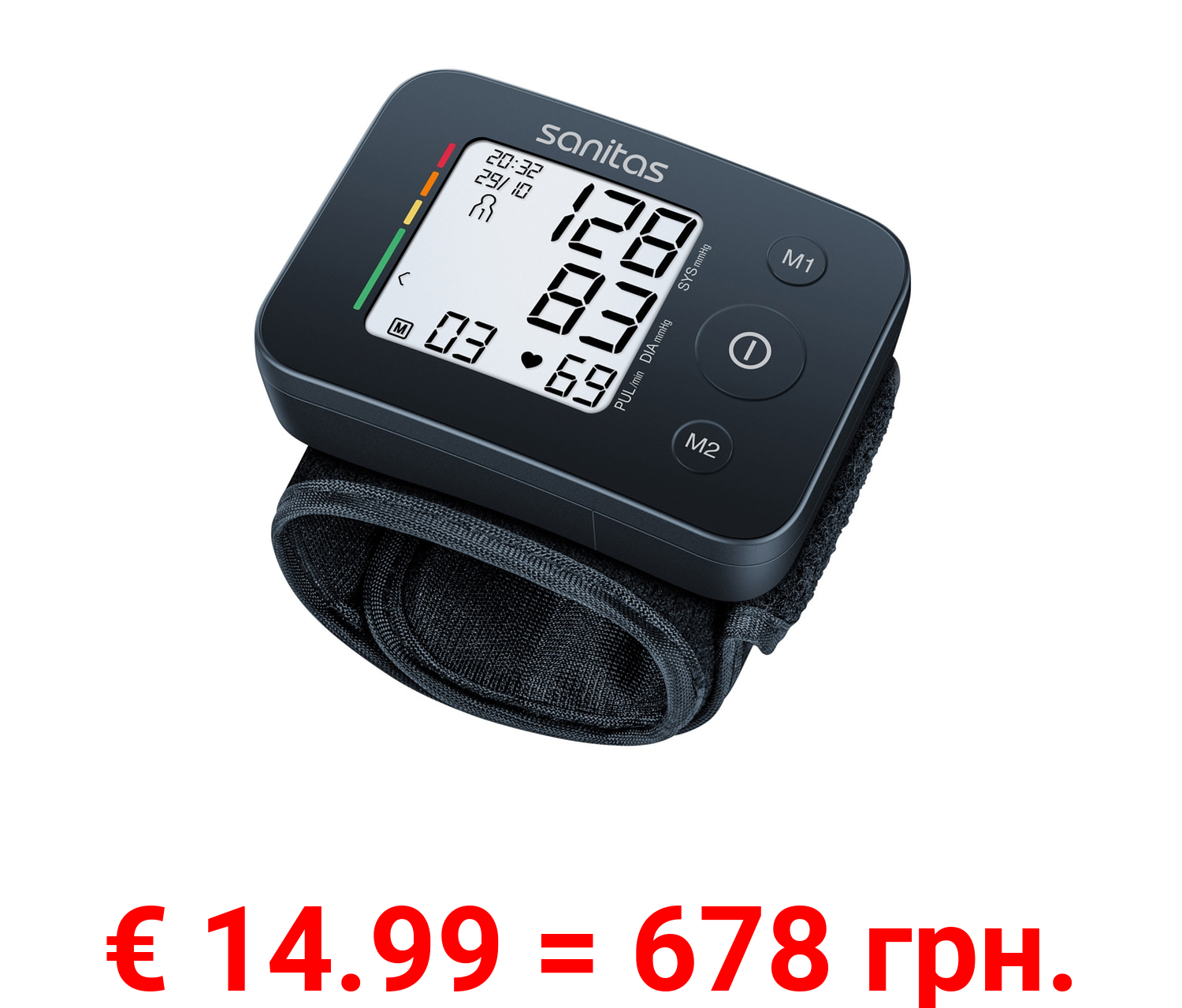 SANITAS Handgelenk-Blutdruckmessgerät »SBC 30«, mit Risiko-Indikator