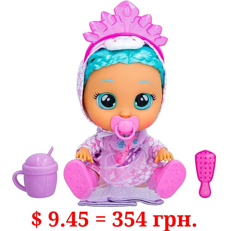 Cry Babies Kiss Me Princess Elodie - 12'' Baby Doll Deluxe Blushing Cheeks Feature Shimmery Changeable Outfit with Bonus Accessories, for only Girls and Kids 18M and up, Multicolor