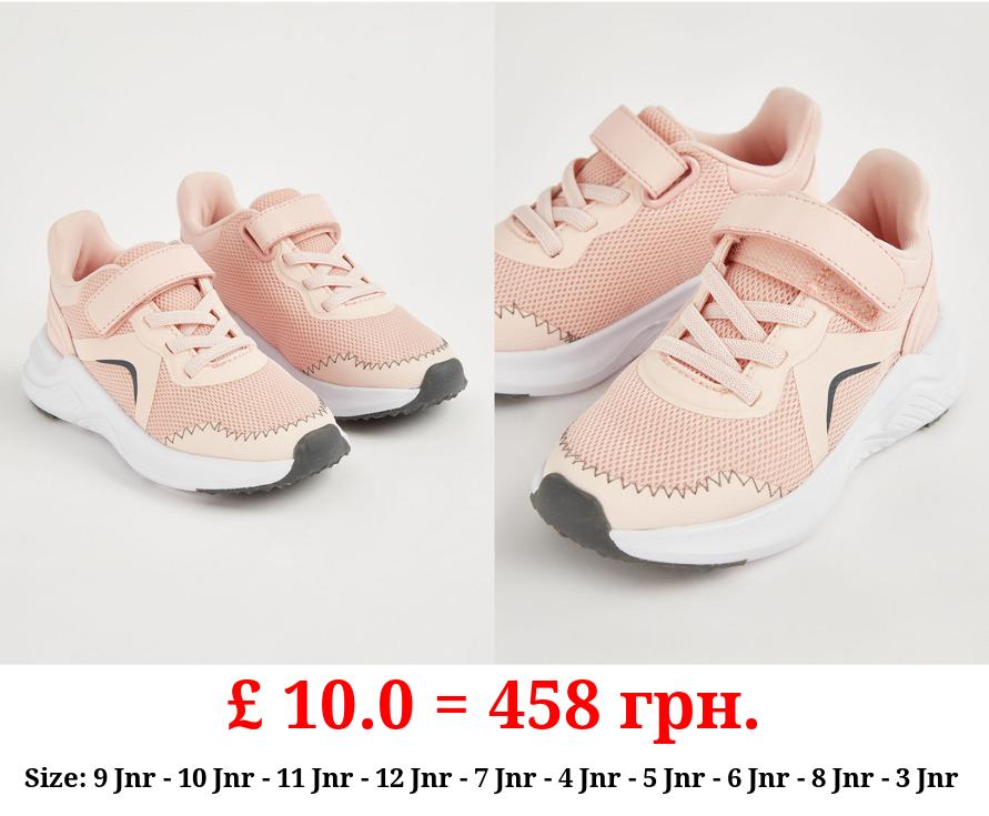 Pink Mesh Sports Trainers